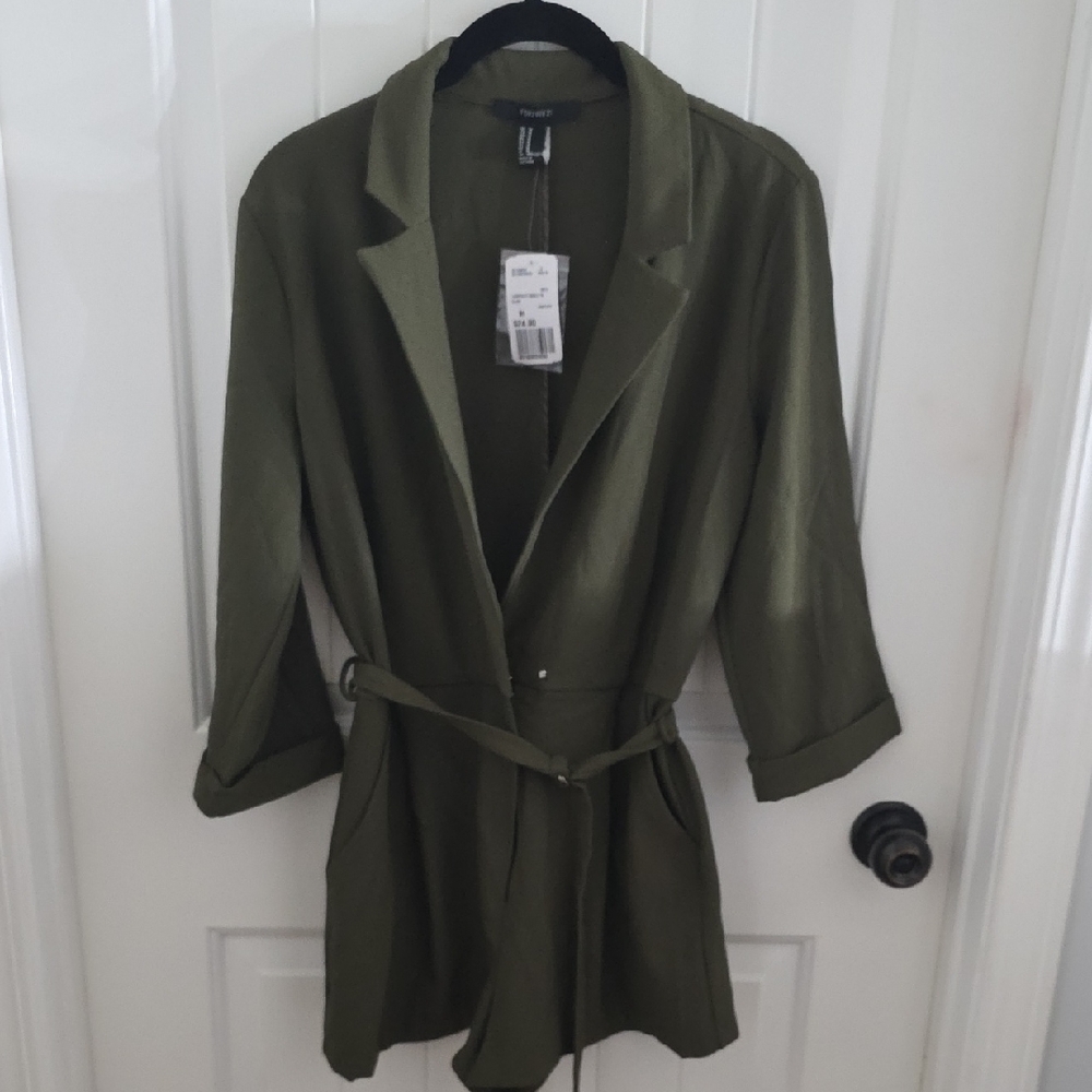 Forever 21 Olive Green Jumpsuit
